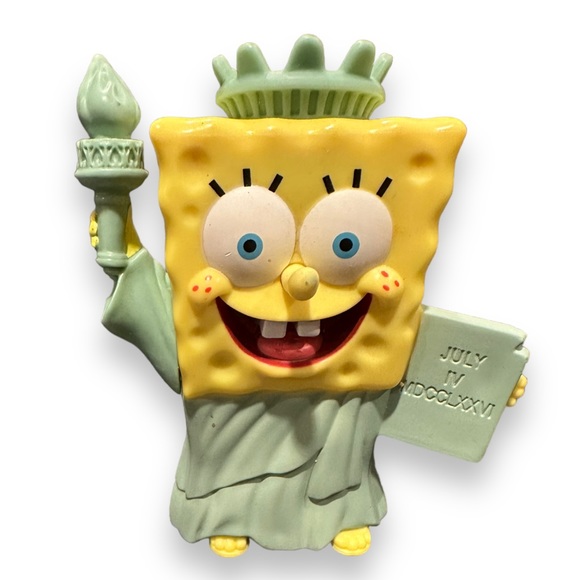 💕5/$25💕 Burger King 2005 Spongebob Squarepants Lost in Time Statue of Liberty - Picture 1 of 3